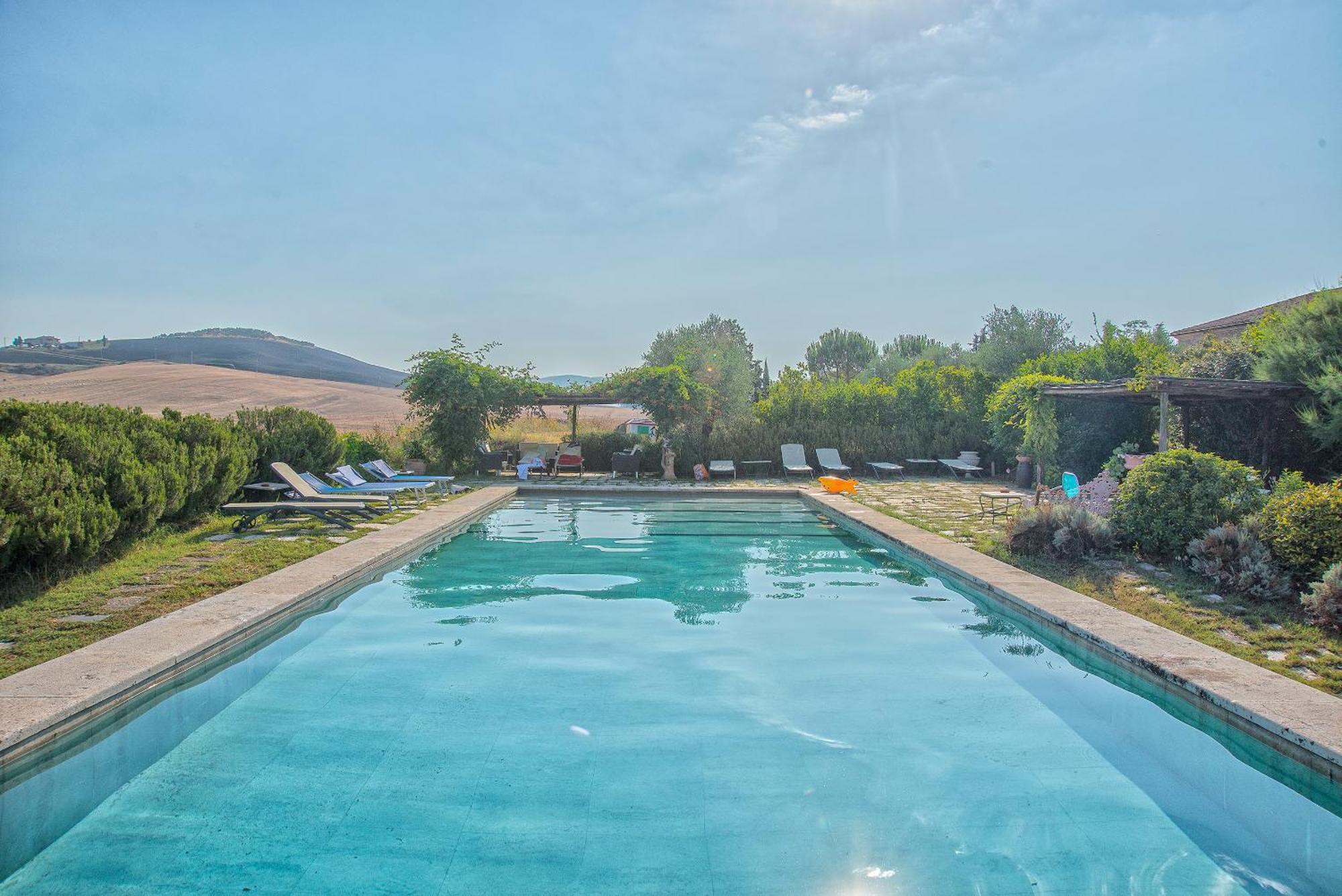 Agriturismo Le Sorbelle D'Orcia Con Piscina Pienza Eksteriør billede