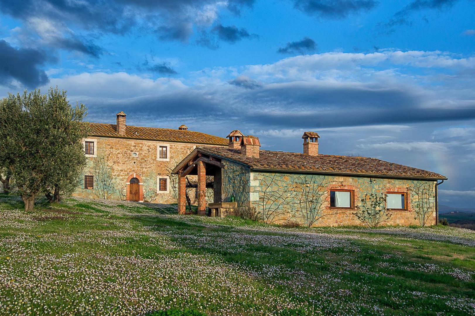 Agriturismo Le Sorbelle D'Orcia Con Piscina Pienza Eksteriør billede