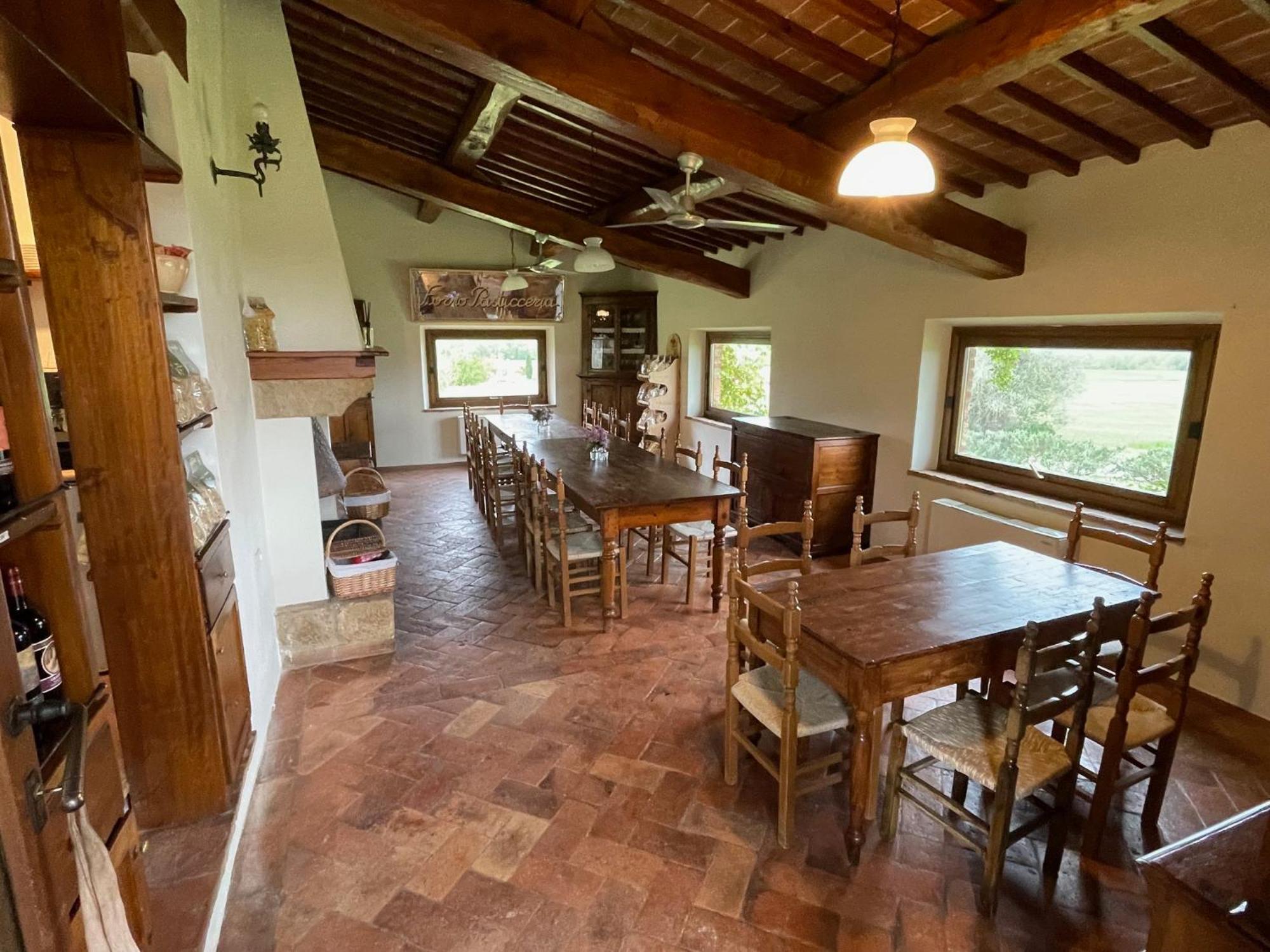 Agriturismo Le Sorbelle D'Orcia Con Piscina Pienza Eksteriør billede