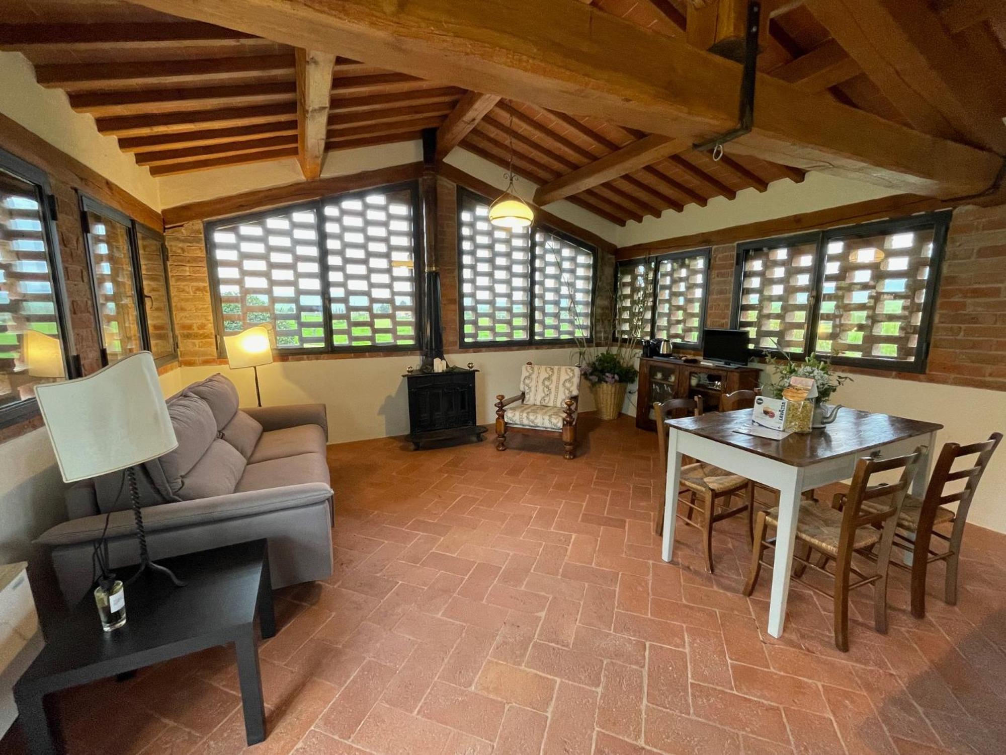Agriturismo Le Sorbelle D'Orcia Con Piscina Pienza Eksteriør billede