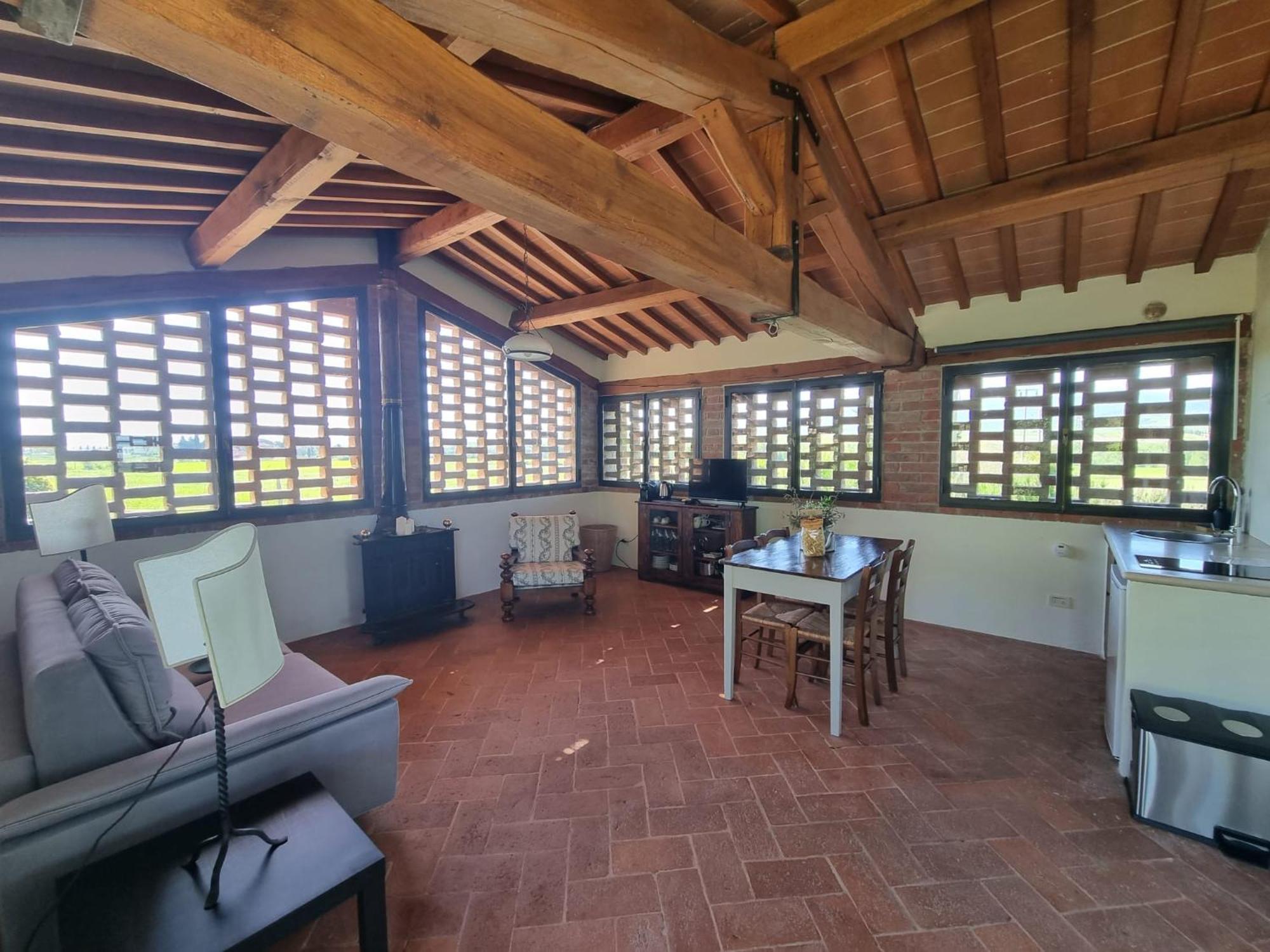 Agriturismo Le Sorbelle D'Orcia Con Piscina Pienza Eksteriør billede