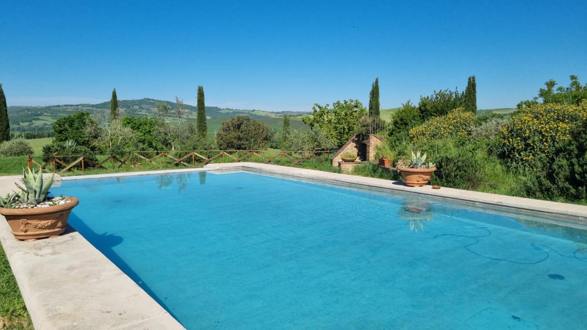 Agriturismo Le Sorbelle D'Orcia Con Piscina Pienza Eksteriør billede