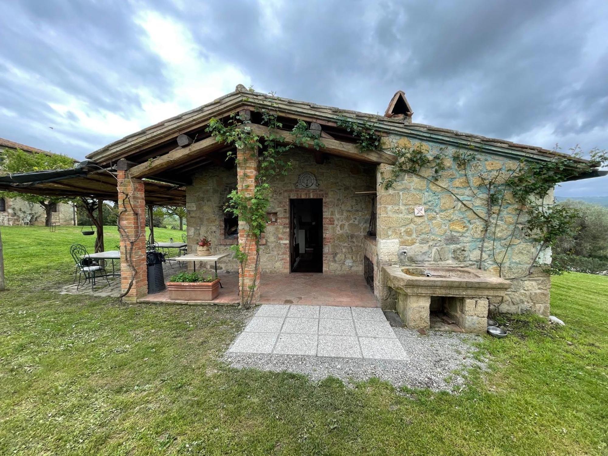 Agriturismo Le Sorbelle D'Orcia Con Piscina Pienza Eksteriør billede